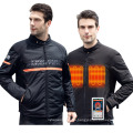 Custom Winter Back Belly USB Intelligent Heated Coat Environmental Motorcycle Protection Heating Jacket